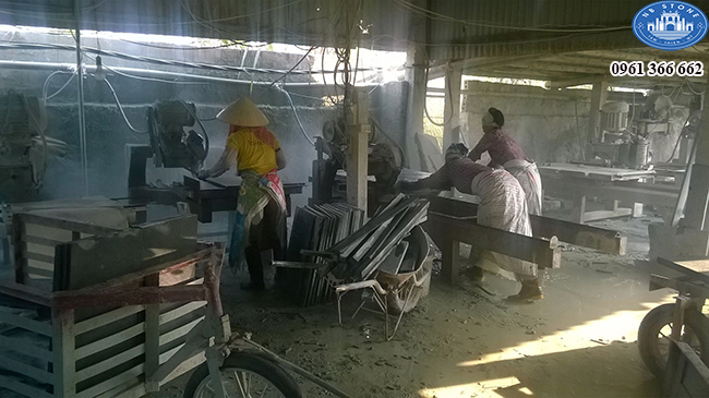 xuong san xuat da op lat ninh binh stone hoat dong nhu the nao