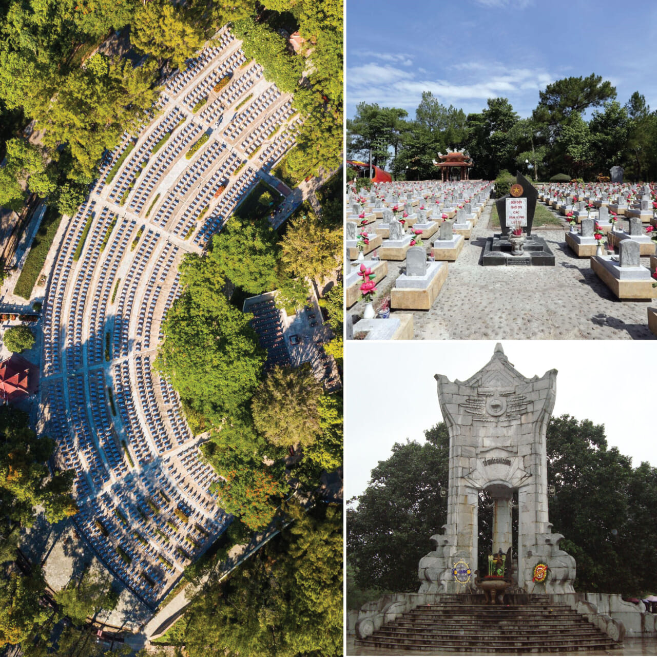 Toàn cảnh nghĩa trang Trường Sơn