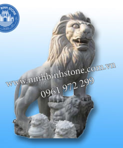 Tượng sư tử bằng đá - Sư tử phong thủy đẹp NBS-STĐ 201