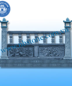 Mẫu lan can đá xanh đẹp - hàng rào đá NBS-LCD201