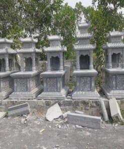 Mộ đá hai mái đá xanh Thanh Hóa NBS-MCM202