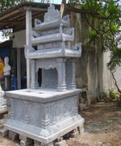 Mộ đôi 3 mái đá đẹp tự nhiên NBS-MĐĐ202