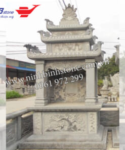 Lăng thờ đá xanh nguyên khối NBS-LTD205