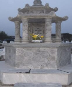 Mộ lục lăng bát giác đá xanh NBS-MLL204