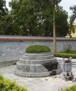 Mộ tròn nguyên khối đá xanh NBS-MĐT207