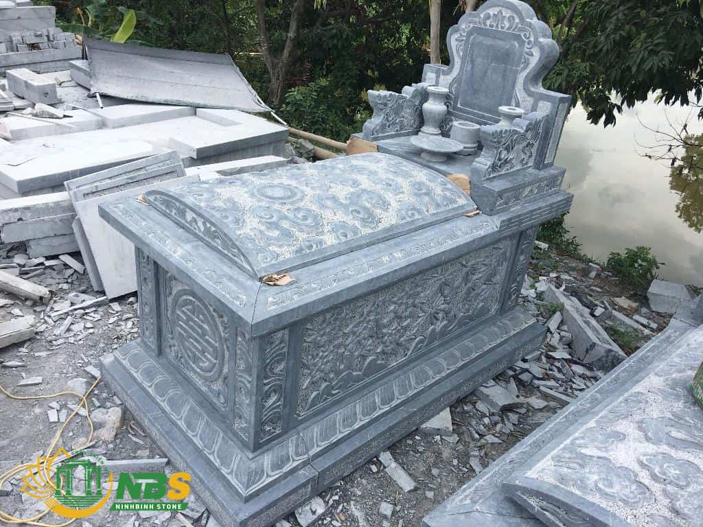 Mẫu xây mộ đẹp đơn giản - hình mộ đẹp của Ninh Bình Stone