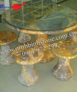 Bàn ghế đá đẹp NBS-BGD 208