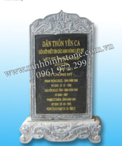 Bia đá đẹp ghi công anh hùng NBS-BD 203