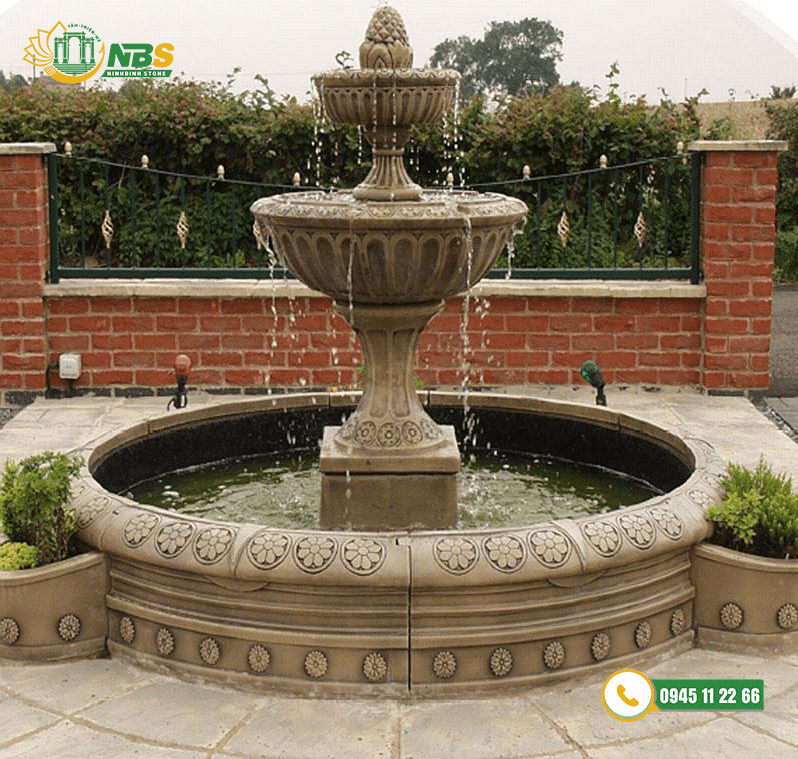 đài phun nước bằng đá đẹp