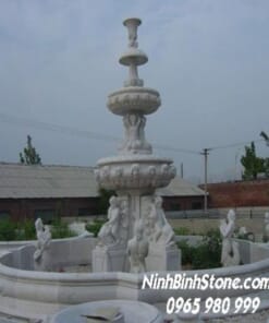 Đài phun nước bằng đá khối NBS-DPN202