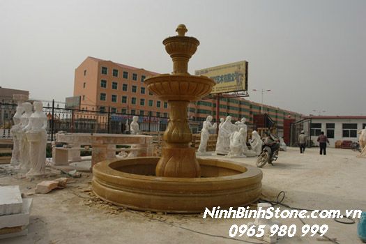 Đài phun nước đá vàng tự nhiên NBS-DPN208 4 Đài phun nước đá vàng tự nhiên NBPN-08