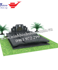 Mẫu mộ đá Granite không mái NBS-MĐKM212