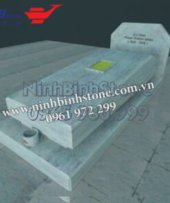 Mẫu mộ đá không mái NBS-MĐKM211