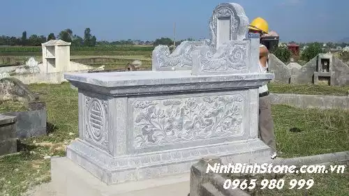 Mẫu mộ tam sơn đá đẹp của Ninh Bình Stone