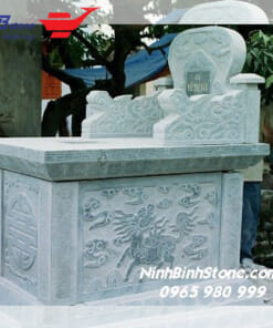 Mẫu mộ đá tam sơn đẹp đơn giản NBS-MĐTS201