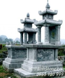 Mộ đá hai mái khắc hổ NBS-MCM219