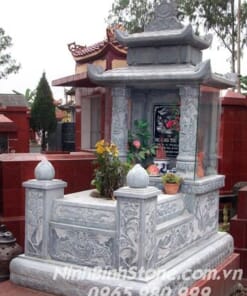 Mộ đá hai mái chạm rồng NBS-MCM220