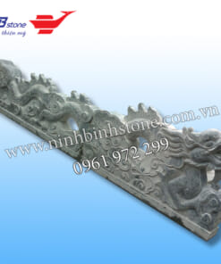Rồng đá đẹp NBS- RĐ201 - Tượng rồng bằng đá trắng nguyên khối