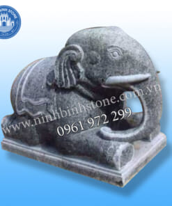 Tượng voi đá NBS-VĐ205 - Voi đá phong thuỷ giá rẻ uy tín