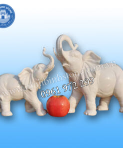 Tượng voi đá NBS-VĐ203 - Tượng voi đá tự nhiên