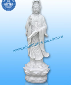 Tượng quan âm bằng đá NBS-TQA208