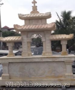 Mẫu lăng mộ đá đẹp NBS-LMD222