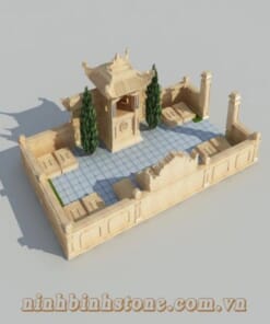 Mẫu thiết kế lăng mộ đá NBS-LMD239