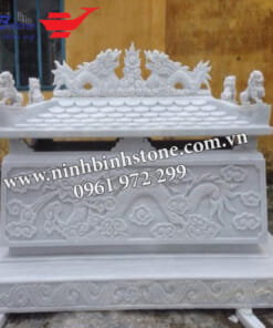 Mộ đá trắng nguyên khối NBS-MĐKM219