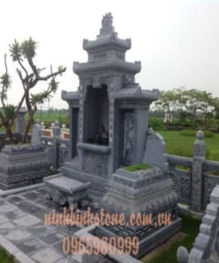 Mẫu Lăng mộ đá xanh chất lượng cao NBS-LMD250