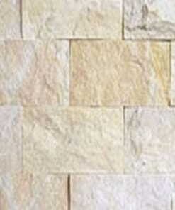 Đá bóc phẳng vàng ốp tường NBS-DOT 217