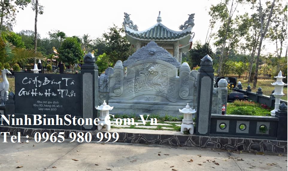 Lăng mộ đá Hoa An Viên - Bình Dương NBS-LMD253 6 Mặt trước khu lăng