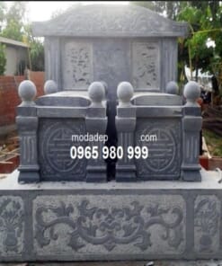 Mộ đôi đá xanh Ninh Bình NBS-MĐĐ220
