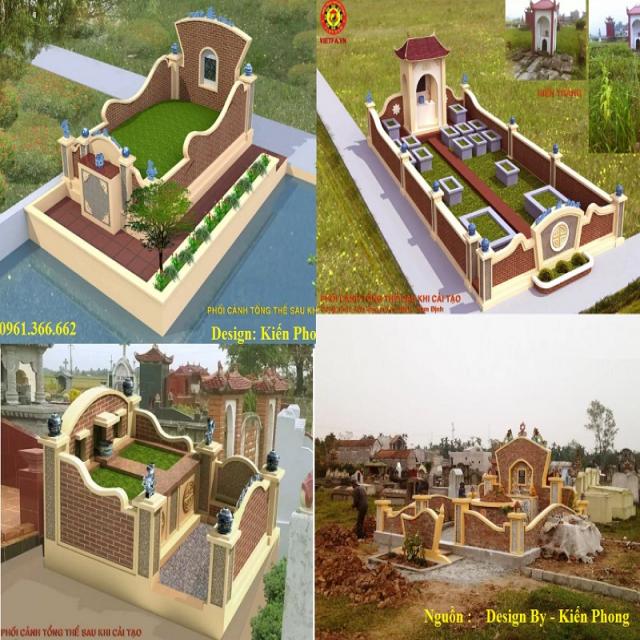 Hướng dẫn cách làm hòn non bộ chi tiết, đơn giản nhất 75 23. Các mẫu mộ xây đẹp được NBS thiết kế và thi công