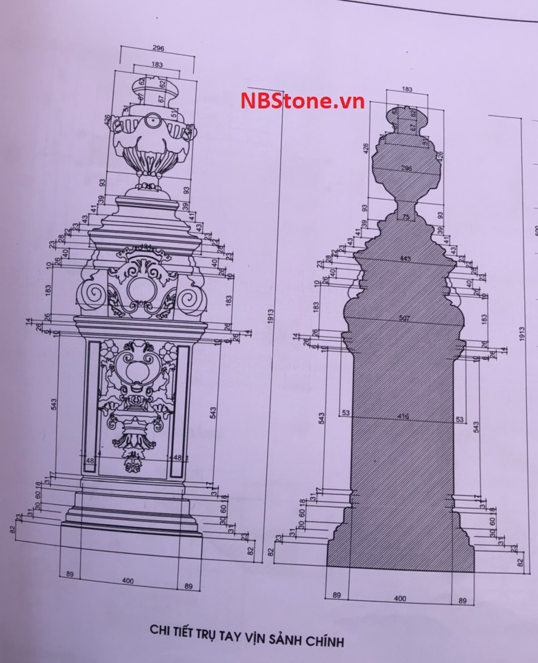 Làm bảng hiệu bằng đá tự nhiên chất lượng cao - Ninh Bình Stone 54 ban ve tru tay vin sanh chinh