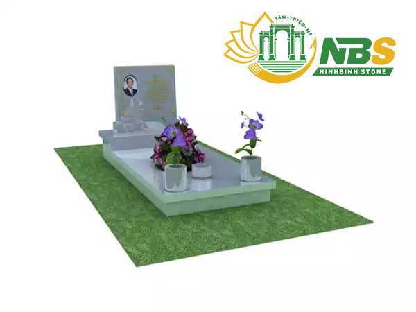 Hướng dẫn cách làm hòn non bộ chi tiết, đơn giản nhất 65 13. Mẫu mộ đá đơn giản NBS-ĐG14 ( tương tự đá Trắng Marble ) của Ninh Bình Stone