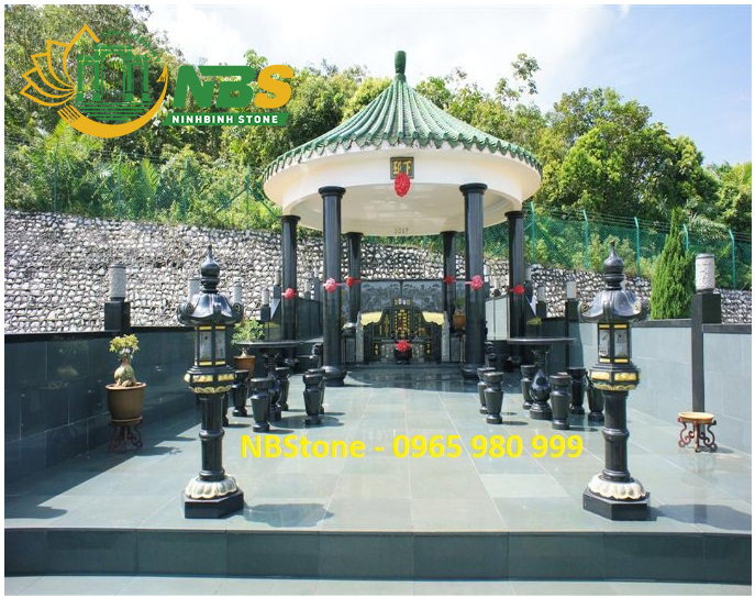 Hướng dẫn cách làm hòn non bộ chi tiết, đơn giản nhất 54 2. Mẫu nhà mồ với mái tròn ở Tây Nguyên của Ninh Bình Stone