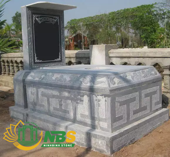 7. Một trong các kiểu mộ đẹp được chạm trổ đơn giản mà trang nhã của Ninh Bình Stone