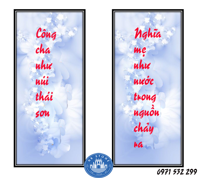 Câu đối thư pháp về cha mẹ 