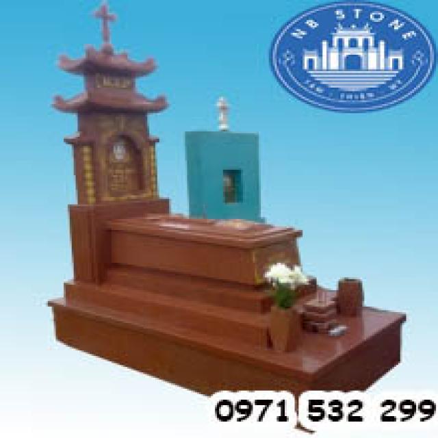 Mộ đá granite NBS-MĐG222 4 Mộ đá granite cao cấp tại NBStone