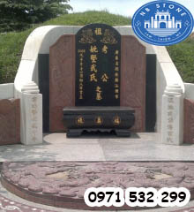Mộ đá granite NBS-MĐG237 4 Mộ đá granite cao cấp tại NBStone