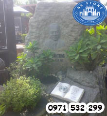 Mộ đá granite NBS-MĐG215 4 Mộ đá granite cao cấp tại Ninh Bình Stone