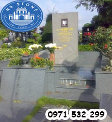 Mộ đá granite NBS-MĐG218 4 Mộ đá granite cao cấp tại Ninh Bình Stone