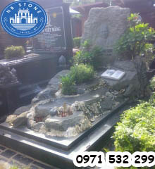 Mộ đá granite NBS-MĐG219 4 Mộ đá granite cao cấp tại Ninh Bình Stone