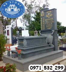 Mộ đá granite NBS-MĐG211 4 Mộ đá granite tự nhiên tại Ninh Bình Stone