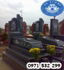 Mộ đá granite NBS-MĐG212 6 Mộ đá granite tự nhiên tại Ninh Bình Stone