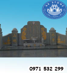 Mộ đá granite NBS-MĐG223 4 Mộ đá granite cao cấp tại NBStone
