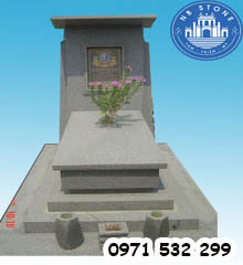 Mộ đá granite nguyên khối NBS-MĐG210 6 Mộ đá granite cao cấp tại NBStone