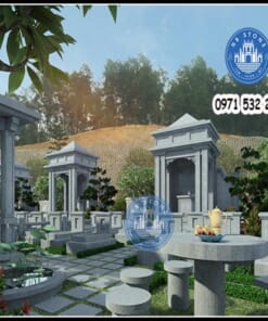 Lăng mộ đá đẹp NBS-LMD261