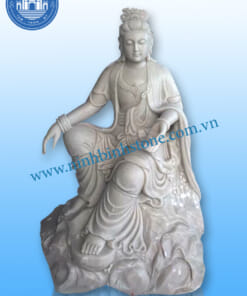 Tượng Phật bằng đá đẹp nguyên khối NBS-TQA214
