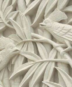 Phù điêu khắc chim muông NBS-PDD217